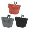 Kids Bike Basket Front Decoration Portable Handwoven Practical Children Bicycle Front Basket for Girls Boys Riding Street Parks