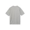 Y-3 FW22 Solid Color Logo Patch Round Neck Short Sleeve T-Shirt Men Tops Gray IB4786