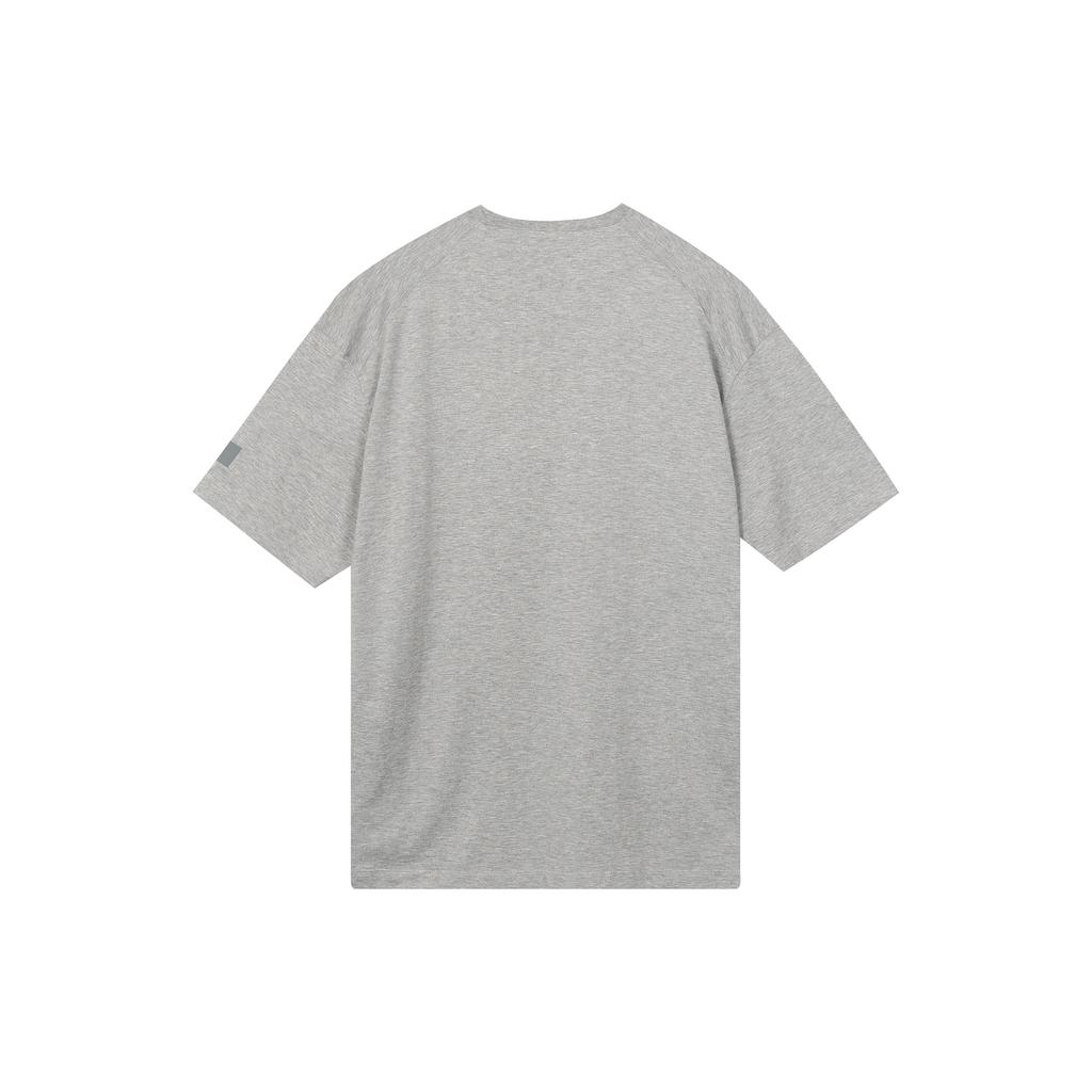 Y-3 FW22 Solid Color Logo Patch Round Neck Short Sleeve T-Shirt Men Tops Gray IB4786