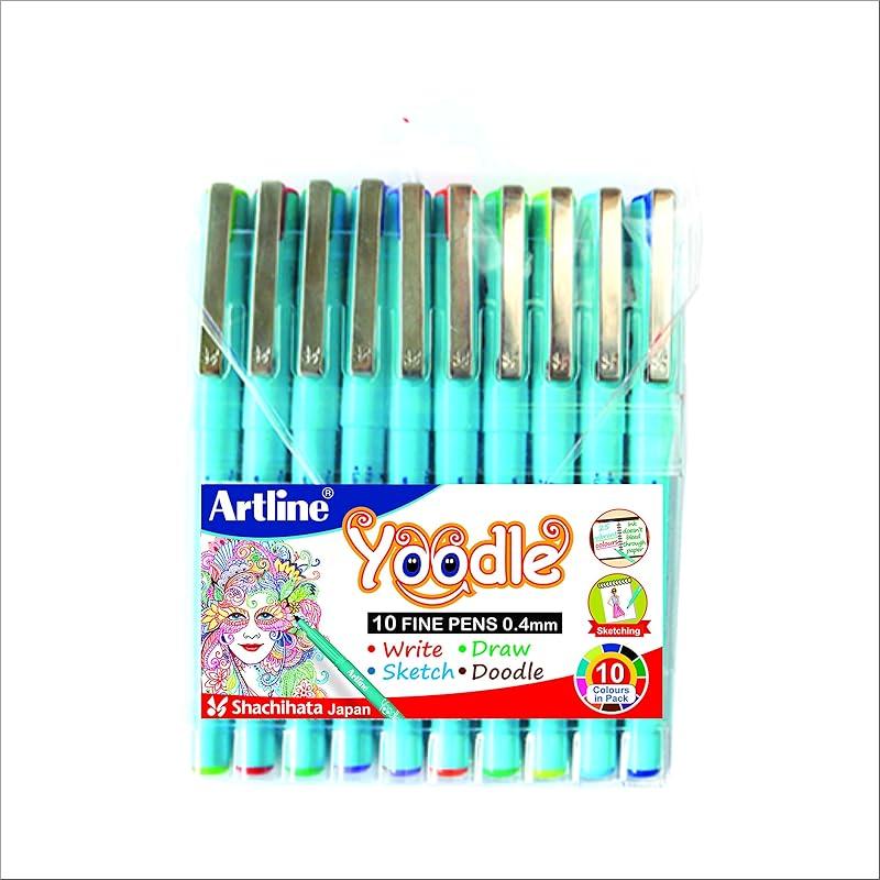 

Artline Yoodle 0.4Mm Fine Tip Pen Set (Pack Of 10) 110