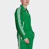 Adidas Originals X Sporty&Rich Striped Print Pullover Collar Long Sleeve Jacket Women Jacket Green IB2156