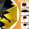 Custom Name Personalized Superhero Movies Print Umbrella, Auto Open Close, 8‑Rib Sturdy Frame, Commute Camping Hiking Use, Birthday Gift