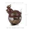 Creative Cat Money Bank, Modern Metal Kitten Shape Coin Jar, Cute Home Desk Decor & Gift for Coin Savings Collection