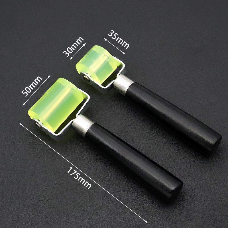 PU Soft Rubber Roller Flat Press Roller Waterproof Membrane Solid Diy Wallpaper Film Car Sound Insulation Cotton Press