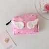New Wings Coin Purses Mini Large Capacity Earphone Bag Multifunctional Polka Dot Storage Bag for Women Girls