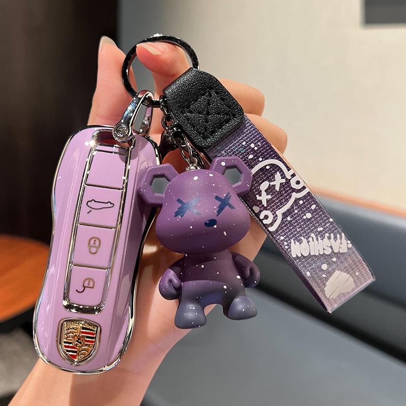 Passend für Porsche Schlüsselgehäuse CayennemacanPanamera Schlüsseletui