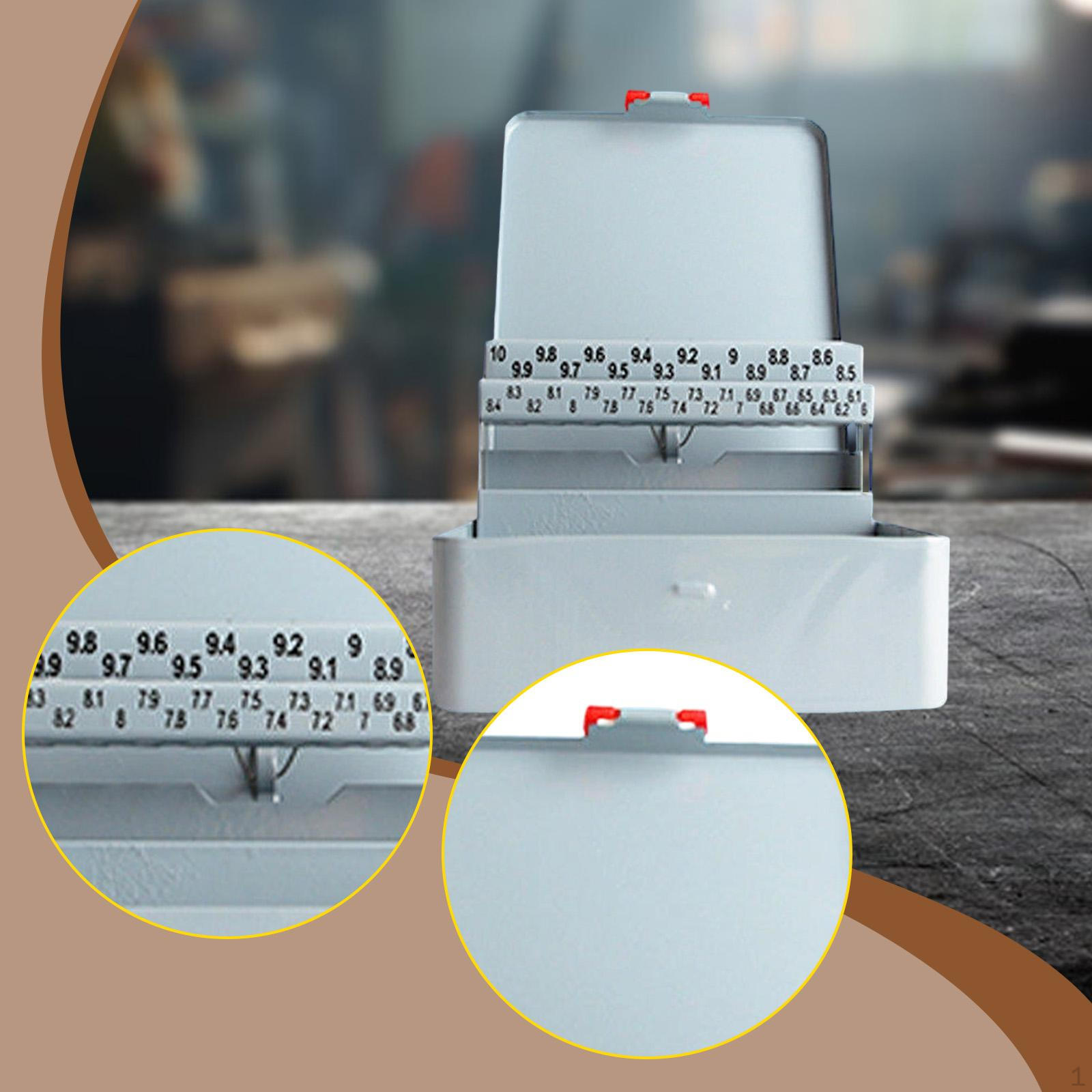 Ящик-индекс для сверл пустой металлический корпус компактный удобный прочный держатель-диспенсер Только случай 2140₽