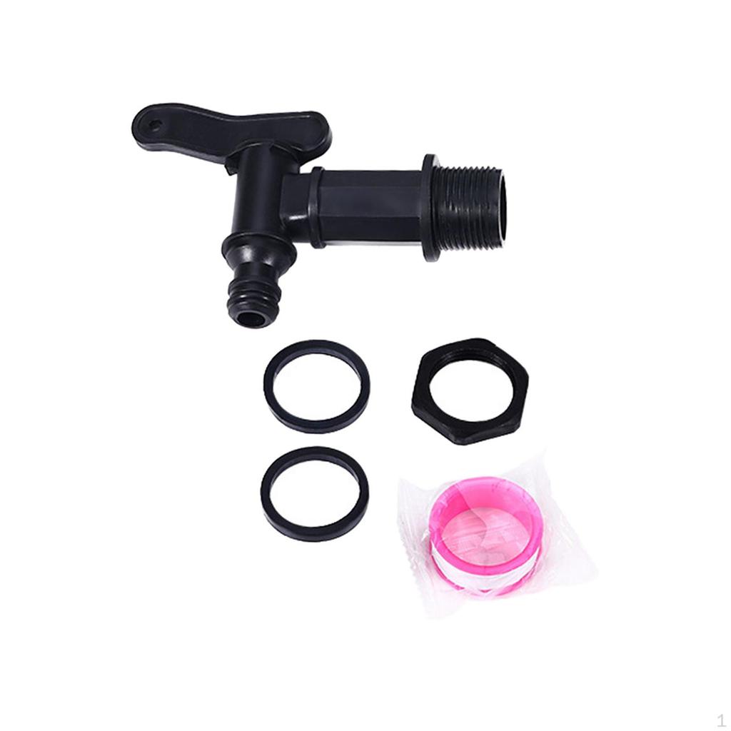 PP Water Butt Tap Connector Garden Accessories Fitting Parts IBC Barrel Adapter Tank Hose