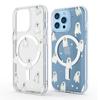 Transparent Cute Skull Magnetic Case for iPhone 15/16/17 Pro Max – Full Coverage