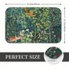 Woodland Scene Doormat – Vintage Botanical Rug with Pheasant, Squirrel HareNon-Slip Indoor Floor Mat for Entryway Living Room