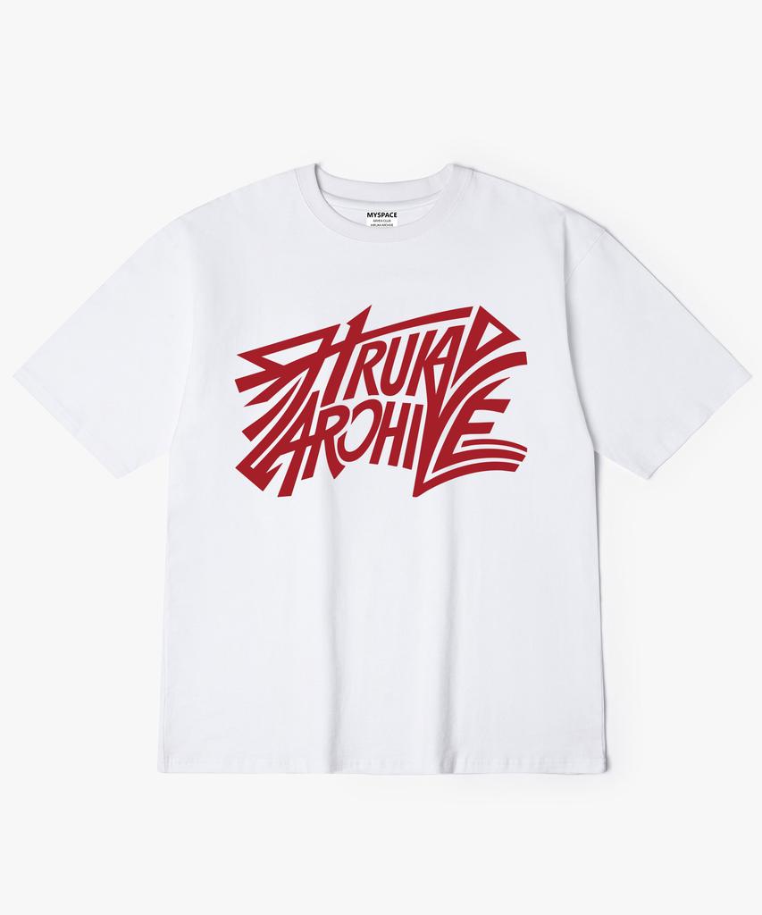 Hilukaakaibeu Kinetic Red Logo Short Sleeve T-Shirt