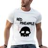 RED PINEAPPLE TShirt Classic Crew Neck Cotton TShirt
