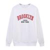 Unisex Korean Style Long Sleeve Letter Print Sweatshirt - Autumn/Winter Round Neck Pullover