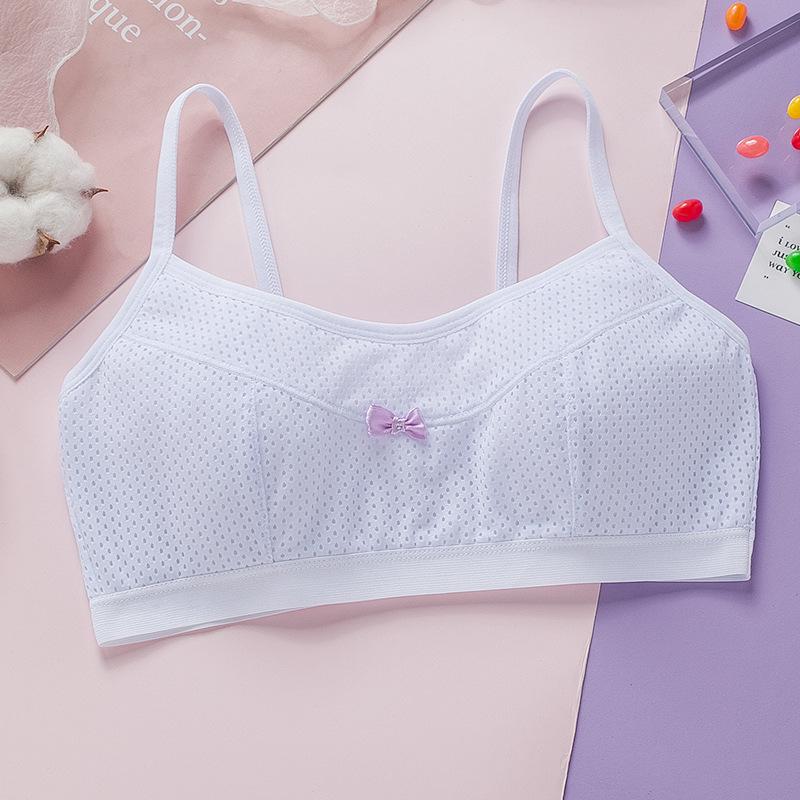 

Дышащая сетчатая майка для девочек-подростков - Жилет без бретелей M белый