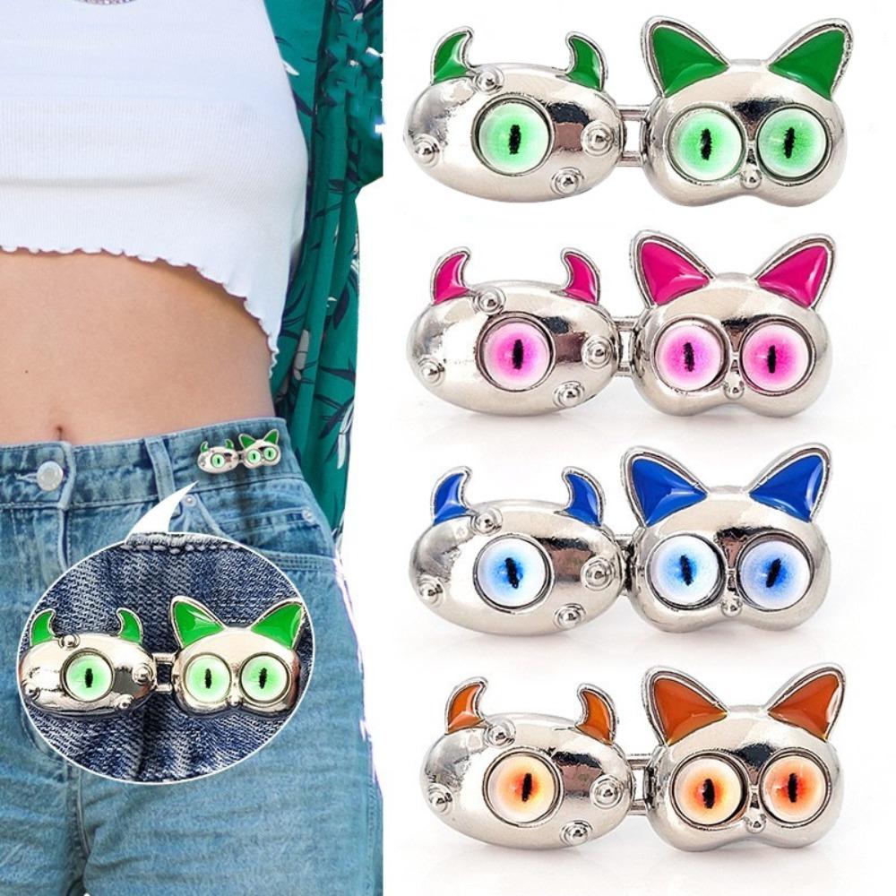 

2 шт., съемные затягивающиеся пуговицы на талии, регулируемые штаны, пришивные аксессуары для одежды, джинсы