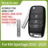 RKE-4F26 4F13 For KIA Sportage Rio 2014 2015 2016 2017 2018 2019 Remote Car Key 433MHz 4D60 95430-D9200 95430-F1200 95430-1W053
