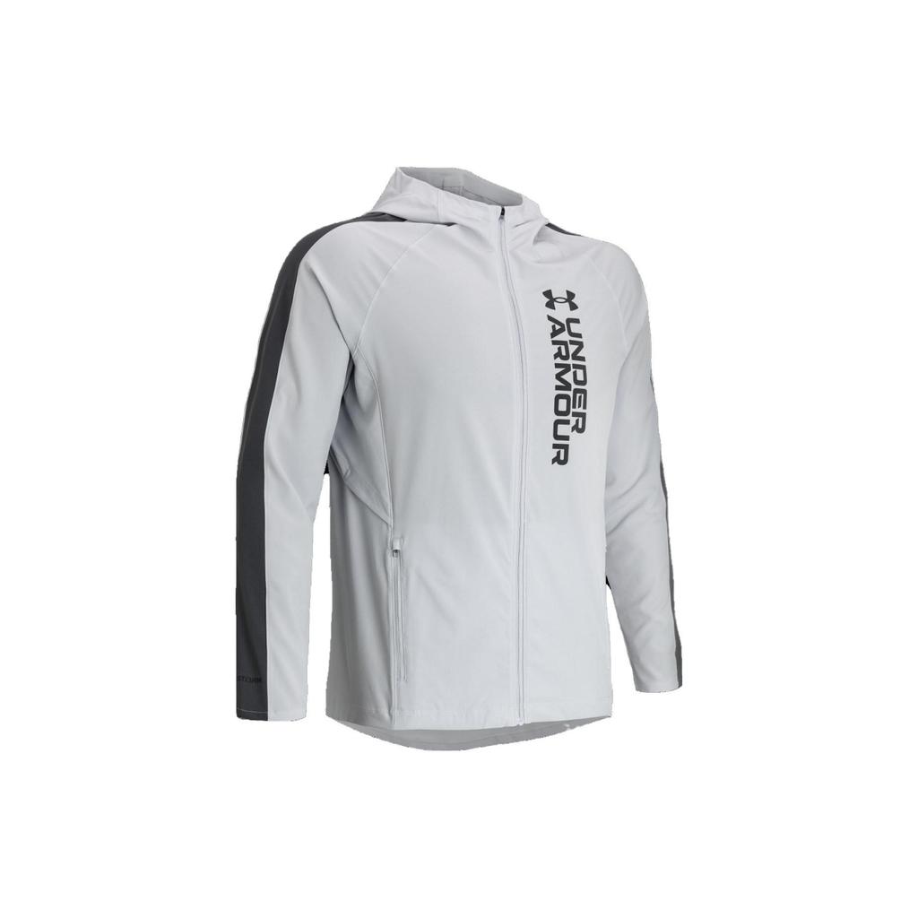 Under Armour Out The Storm Printed Colorblock Outdoor Casual Jacket Men Jackets 1377486-014