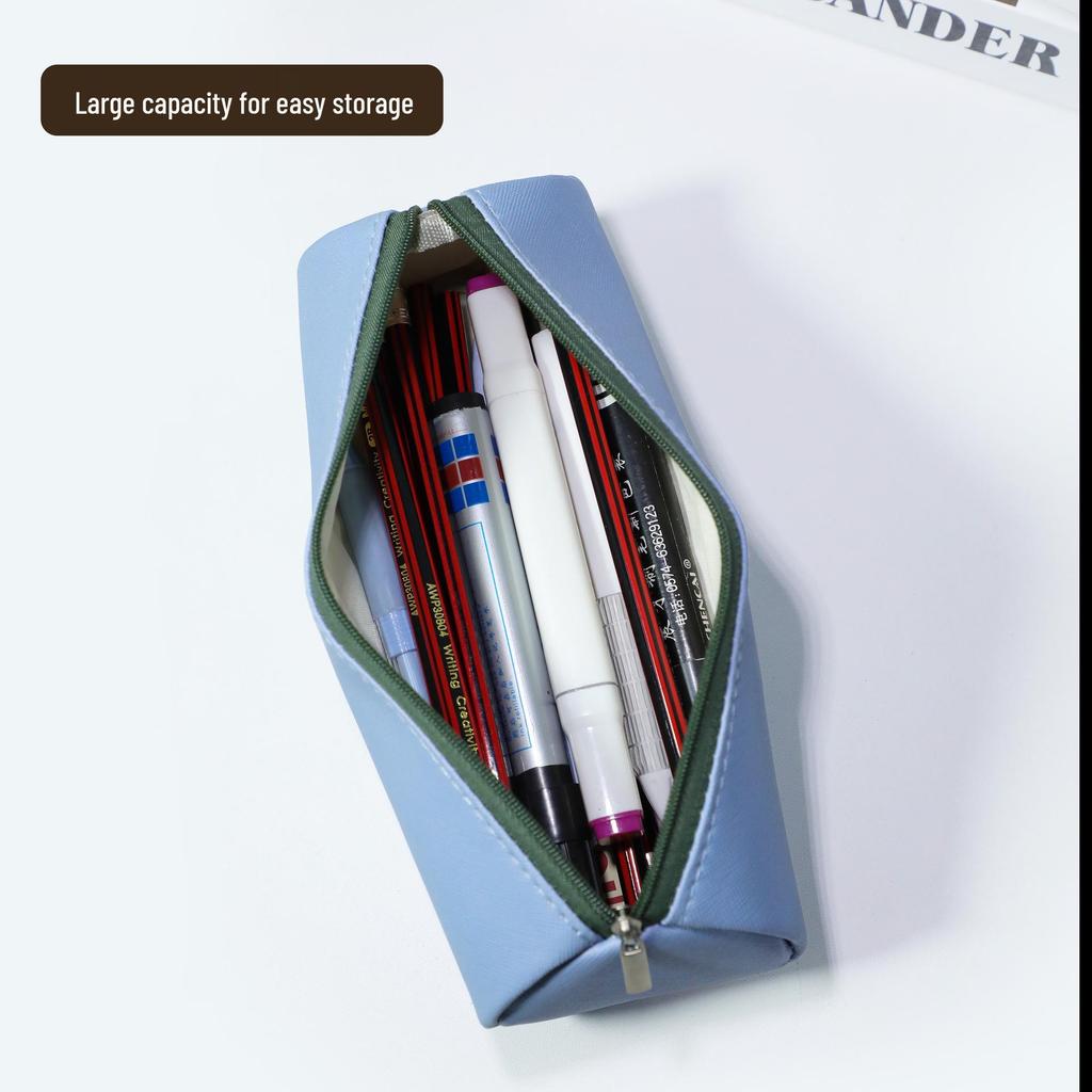 Sublimation Printed PU Leather Pencil Case - Portable Office & Student Stationery Bag