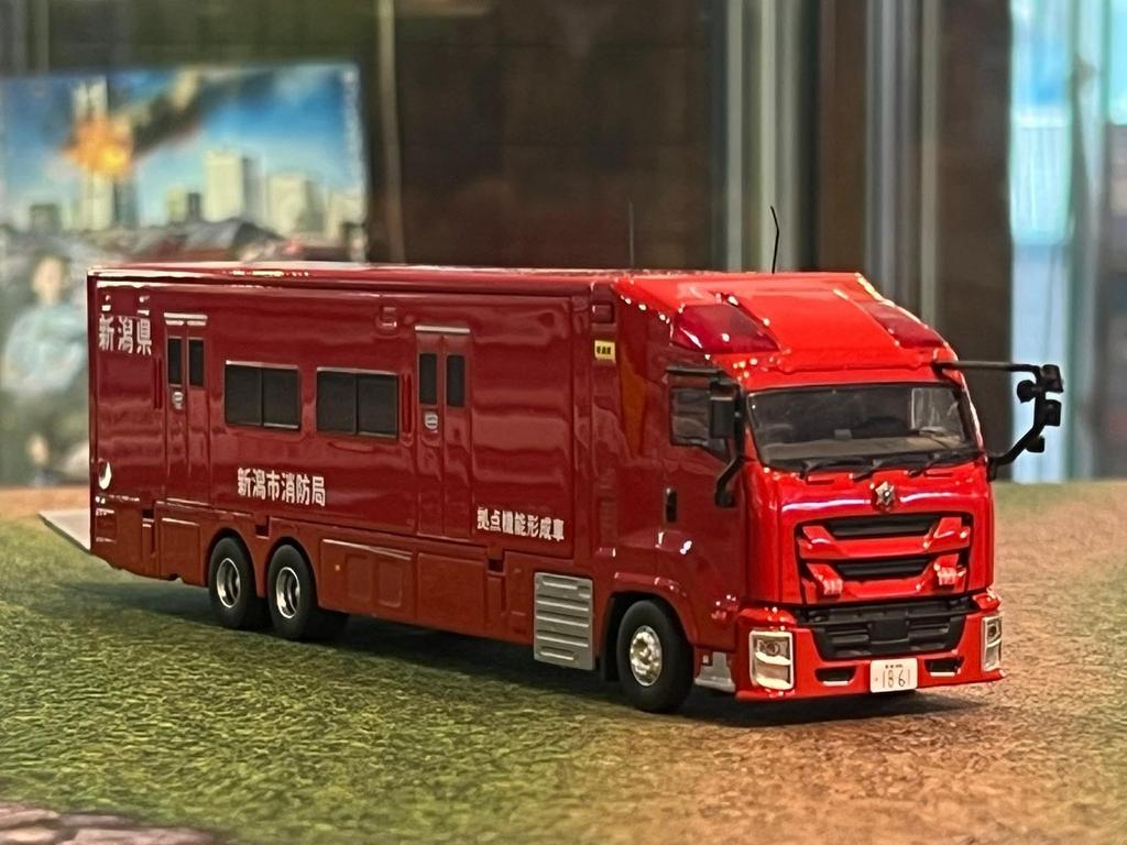 ACT CAR Niigata City Fire Department Base Function Formation Vehicle Limited To 500 Units Act Car Diecast Miniature Car 1/64