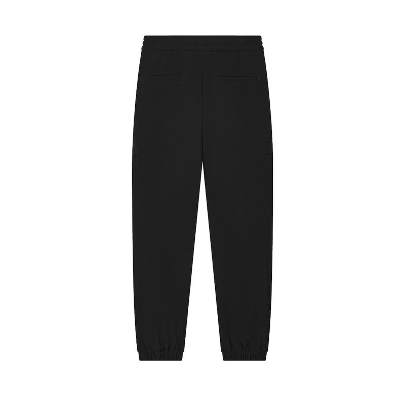 New FILA Lifestyle Knitted Sports Pants Women's Jet Black F11W449802FBK