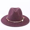 Popular European and American High-end Wool Top Hat, Men's and Women's Fashion Versatile Elegant Top Hat Jazz Hat