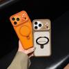 Metal Ring Holder For  Magnetic Phone Case For For Iphone 17 16 1 14 13 12 Pro Max Plus Matte Heat Dissipation Cover