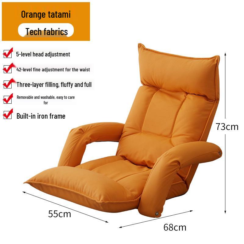 Convertible Balcony Tatami Recliner Chair – Dormitory Sofa Bed for Relaxation