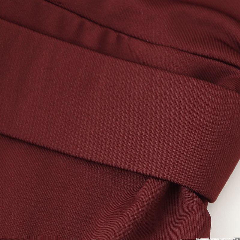 Kaslead New Arrival Women's Clothing Fashion Style Fashion Minimalist Inlaid Belt Dress 1026160605
