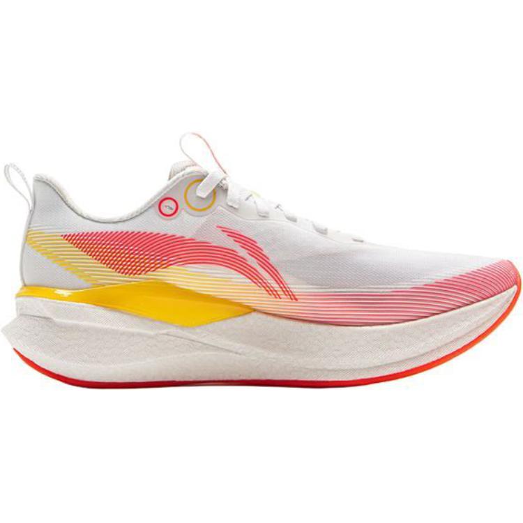 Li Ning Children Red Rabbit 8 Pro Comfortable Soft Non-Slip Wear-Resistant Low-Top Running Shoes Men Running Shoes White Yellow YKFV112-2