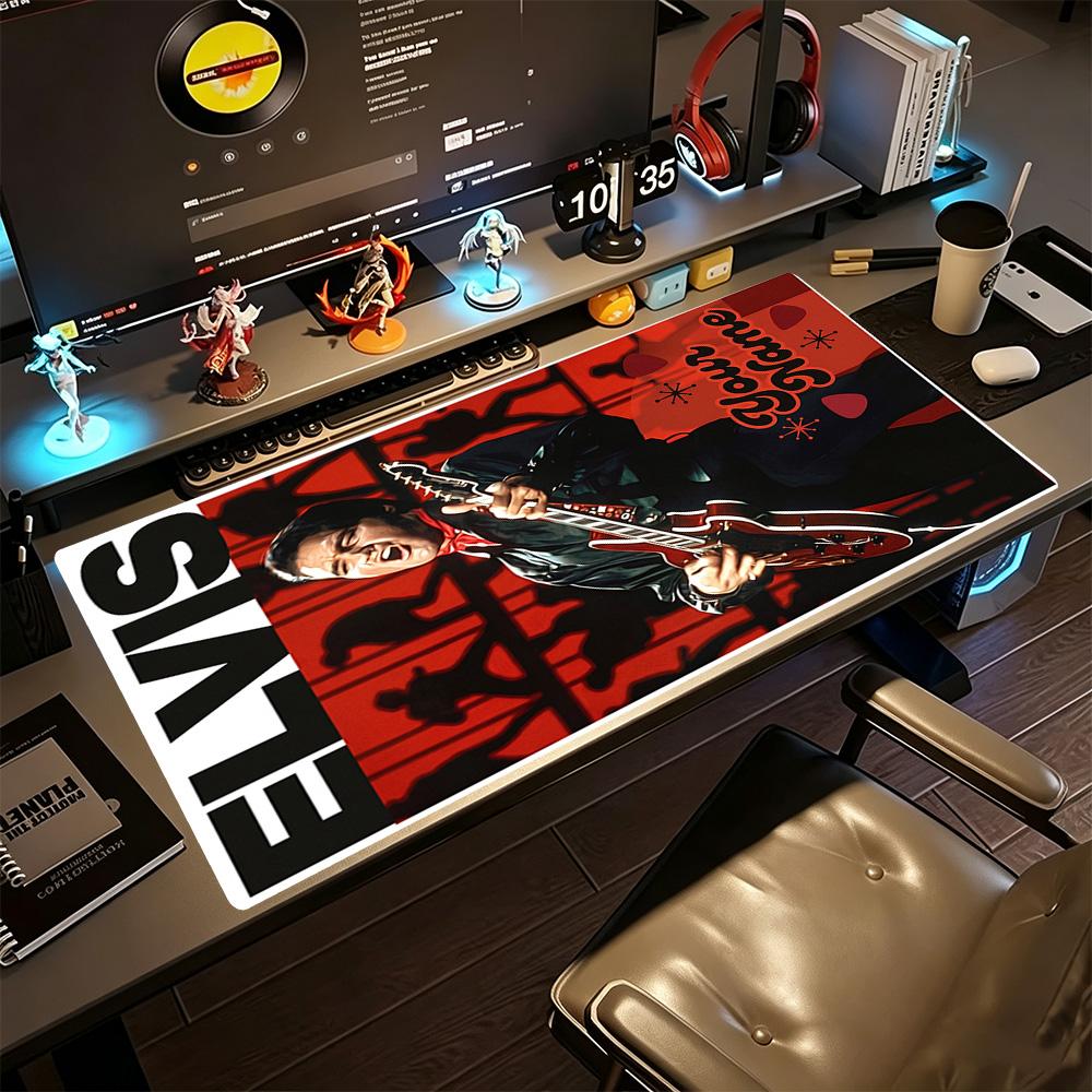 Elvis Presley Customized Name Mouse Pad Office Mouse Mats Desktop Mouse Pad Non-Slip Rubber Base Perfect Gift for Gamers