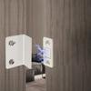 L-Shaped Design Invisible Door Closer 38*25*17MM Size Home Improvement Accessory Multi-Functional Use Furniture Improvement