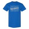 Detroit Wave - Sport Football Short Sleeve T Shirt - Royal