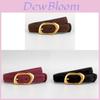 Fashion Leather Belt For Women With Classic Pin Buckle For Casual And Office Wear