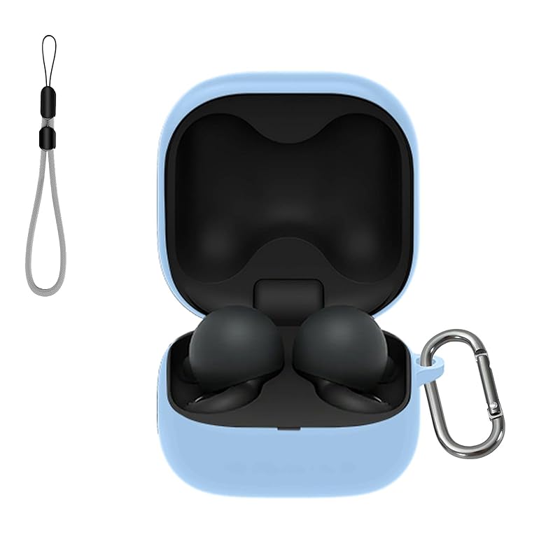 

SONY sony LinkBuds open WF-L910 for case Cover [YANMONGI] Wireless earphones protective cover silicone protective case -With chain charging case cover