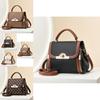 2023 New Style Women's Bag Urban Minimalist Colorblock Korean Version Ins Shoulder Crossbody Handbag