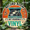 Vintage Vinyl Record Metal Sign Retro Bar Pub Wall Decor