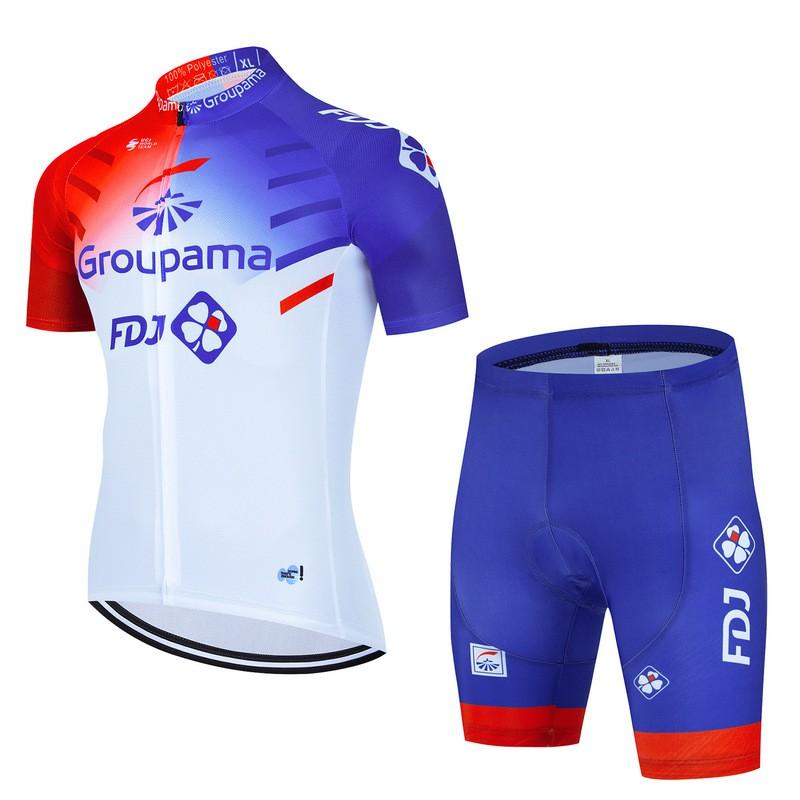 Unisex Cycling Jersey Shorts Set Quick-Dry Mountain Road Bike Apparel Breathable Performance Wear