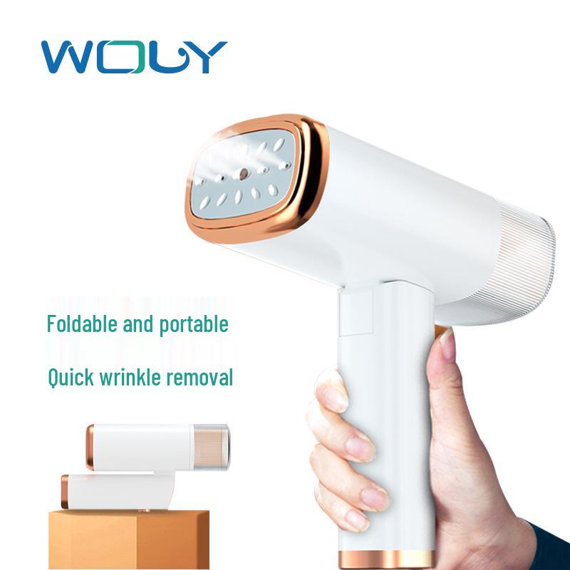 Compact Foldable Handheld Garment Steamer: Portable Mini Iron for Home and Dormitories белый
