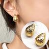 Elegant Water Drop Dangle Earrings - High-End European & American Style for Women