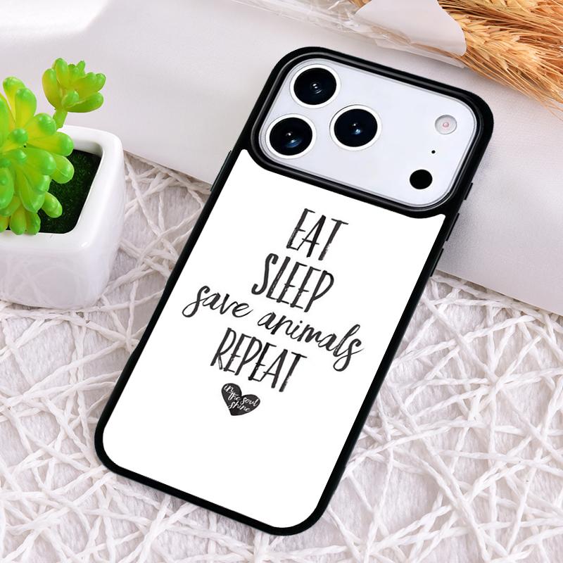 VEGAN FOOD QUOTES ANIMAL LOVE Shockproof Phone Case for iPhone 17 Air 16e 15 11 12 14 13 Pro Max Cover Coque