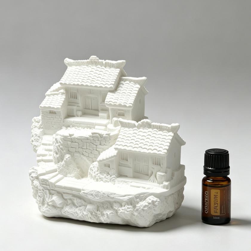 Nostalgic Gardenia Gypsum Aroma Diffuser - Long-lasting Essential Oil Home Fragrance Gift Westin Cabbage