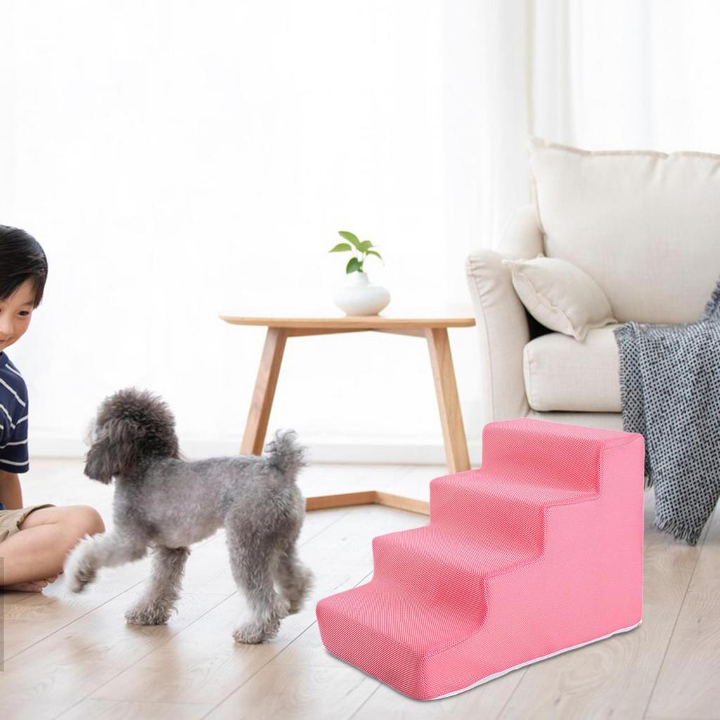 Dog Steps Non Slip High Density Pet Steps Ladder Pet Stairs Balanced Pet Steps for Couch Small Dogs and Cats Car High Beds Sofa
