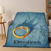 Movie L-Lord of The Rings H-Hobbit Flannel Blanket Soft Warm Blanket Throw Blanket for Bedroom Living Room Bed Picnic Gift Kid