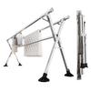 Clothes Drying Rack, X-shaped, Foldable, Extendable, No Installation Required, Large Horseshoe-shaped Windproof Hook, Indoor/outdoor Clothes Drying St