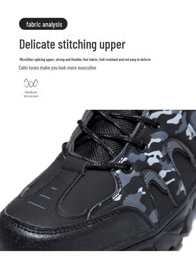 Camouflage Men's Hiking & Training Shoes: Outdoor, Work, Sports, Fashionable, Travel, Casual, for Students.