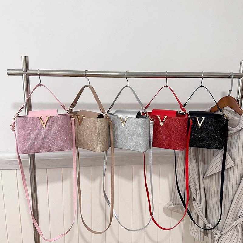 Foreign Style New Versatile Personality High Sense Small Square Bag Femininity Fashion Casual Simple Messenger Bag Tide