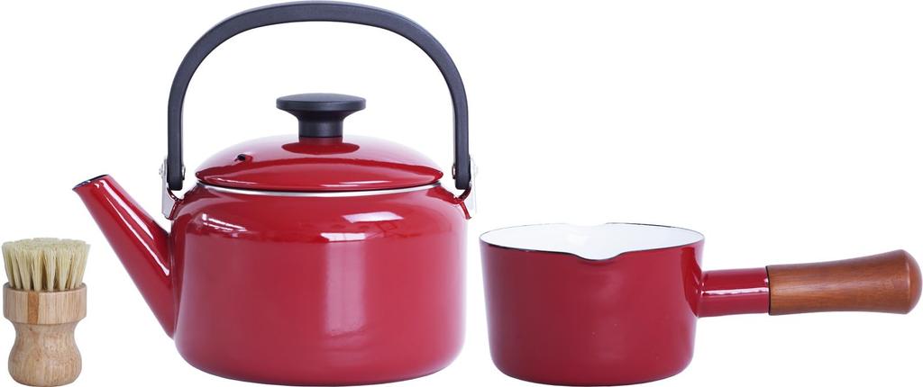 Fuji Enamel 2025 Limited Edition Lucky Bag Nature Red 3-Piece Set OT25-50.WR