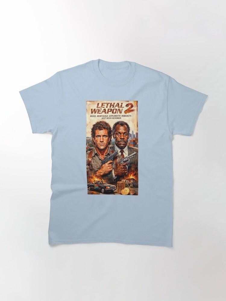 Lethal Weapon Lethal Weapon 2 Buddy Cop Fine Art Tribute Classic T-Shirt