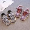 Girls' Shoes 2025 Summer New Children's Mesh Breathable Sports Shoes Medium and Older Children's Girls Soft-soled Dad Shoes