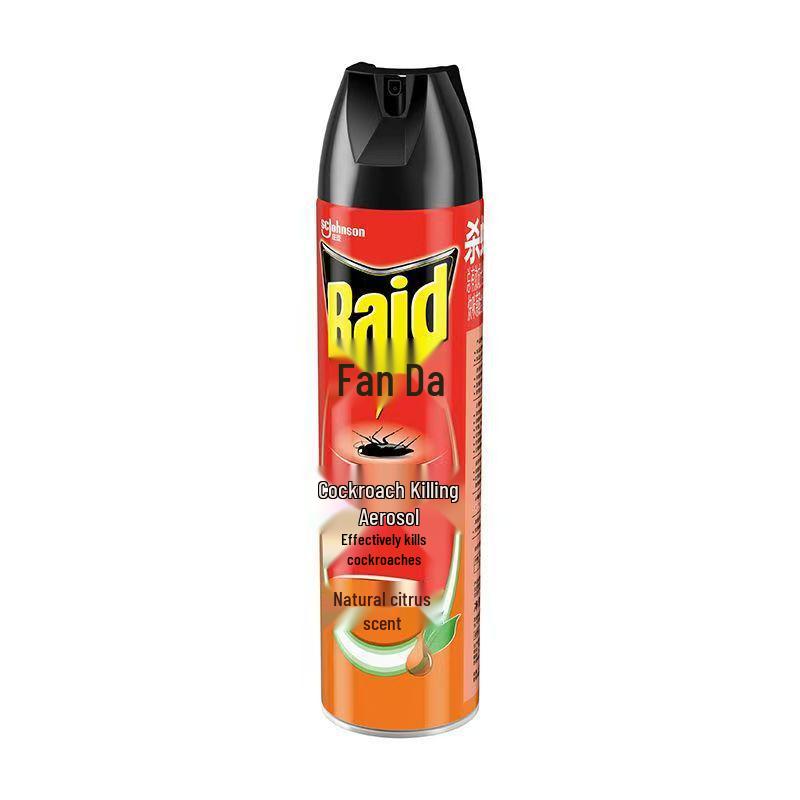 New Radar Insecticide Aerosol 600ml - Natural Citrus Scent for Easy and Effective Cockroach Elimination at Home and Professional Use.